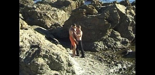  Manly hot straight stud sucks hugh daddy dick pickup on the Beach